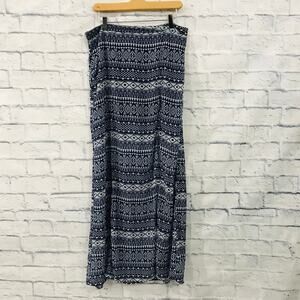 Iris Geometric Maxi Skirt